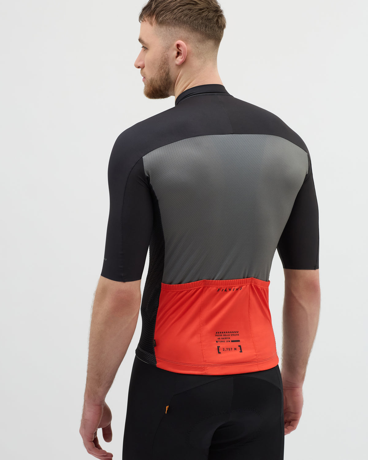 Férfi kerékpáros mez MD1604 Stelvio